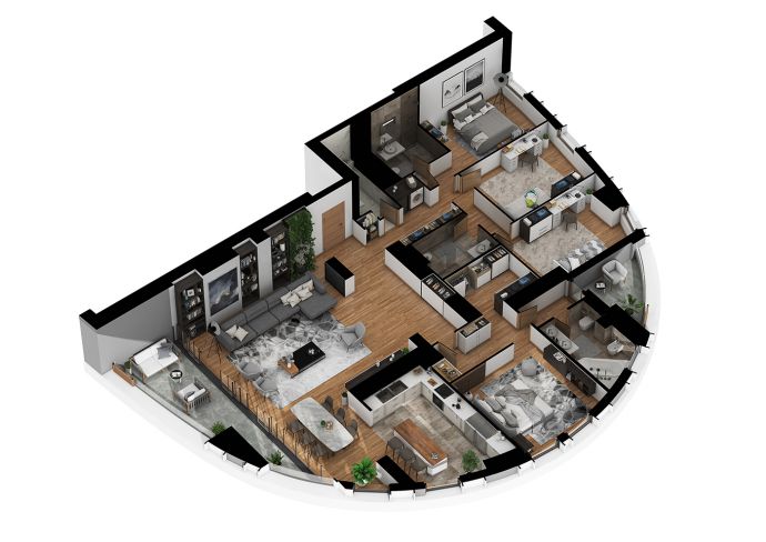 Penthouse - 3d image view