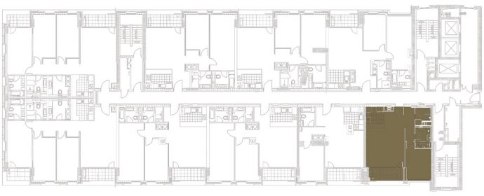 One Bedroom - Orientation of the apartment within the complex