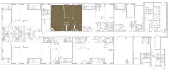 Two Bedrooms - Orientation of the apartment within the complex