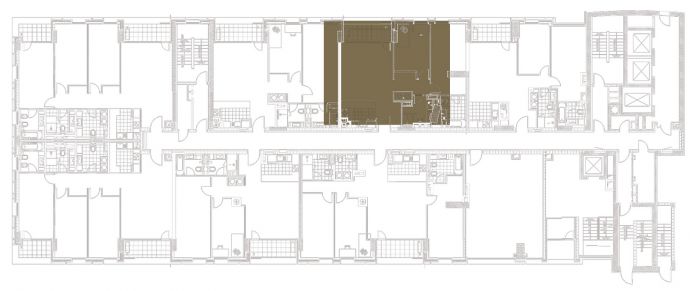 Two Bedrooms - Orientation of the apartment within the complex