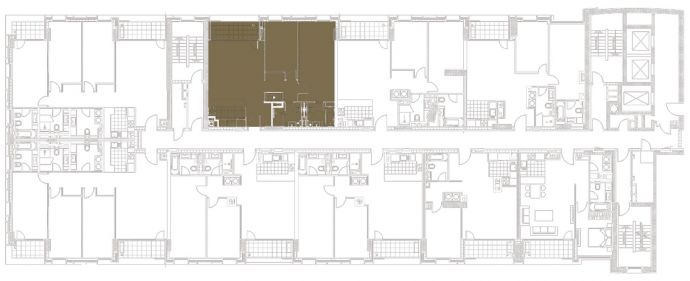 Two Bedrooms - Orientation of the apartment within the complex