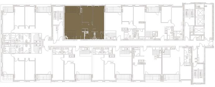 Two Bedrooms - Orientation of the apartment within the complex