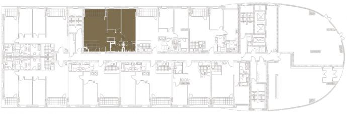 Two Bedrooms - Orientation of the apartment within the complex