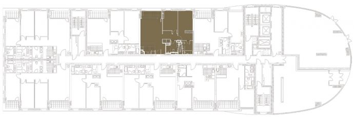 Two Bedrooms - Orientation of the apartment within the complex