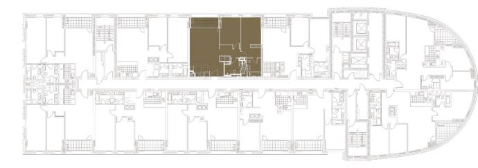 Two Bedrooms - Orientation of the apartment within the complex